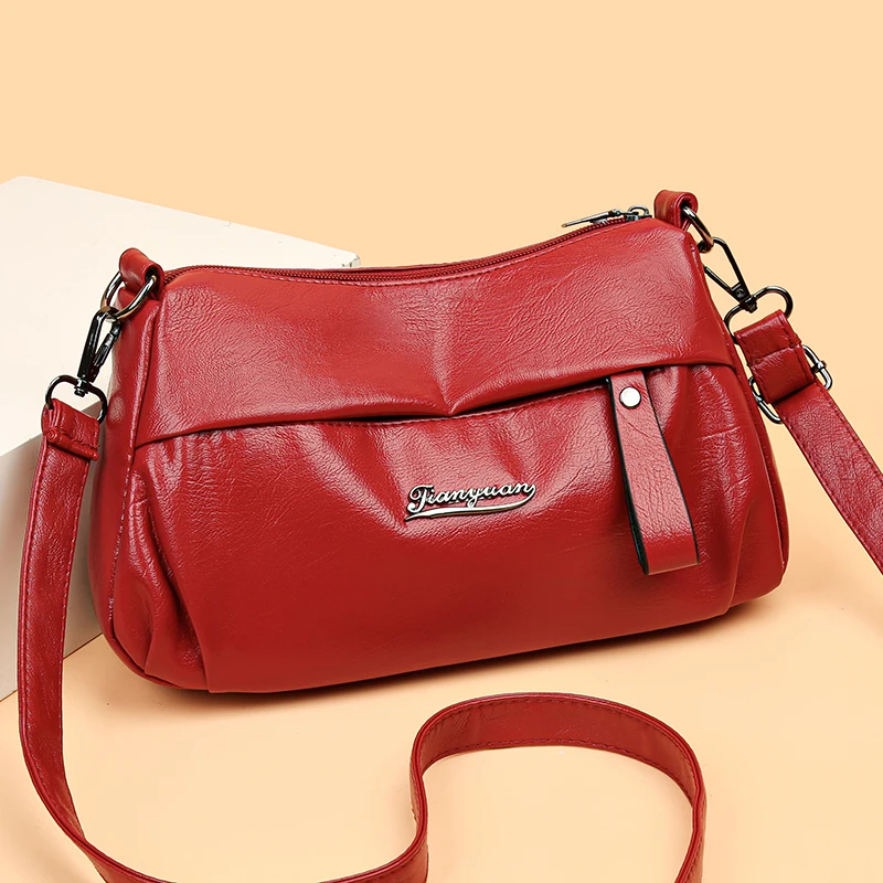 Female Crossbody Shoulder Bags Waterproof 2023 New Arrival pu leather Women Messenger Bags Casual Large Capacity Ladies Handbag