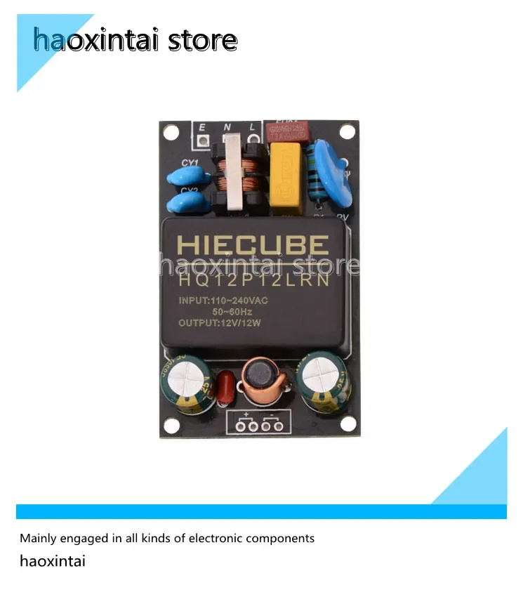 

1PCS ACDC switching power supply module 220v to 12v1a DEMO board with EMC filter isolation voltage regulator small volume 12W