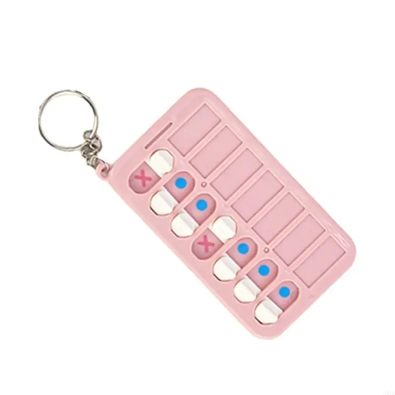 G8TA Daily Planner Board Keyrings Portable Chore Chart Kelechains Car Keings Schedule Daily Task Board Board pour enfants