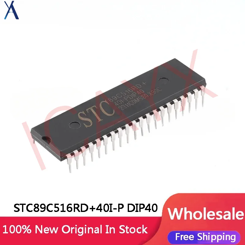 5-100Pcs STC89C516RD STC89C516 STC89C516RD+40I-PDIP40 DIP-40 IC Chip Stock Wholesale