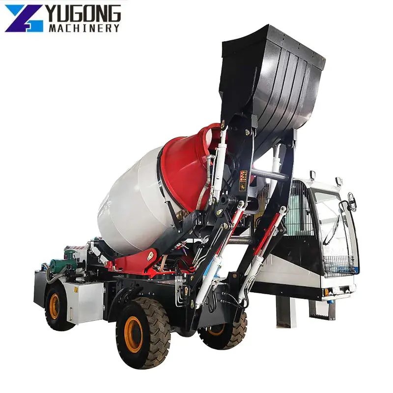 YG Diesel Engine Powered Wet Concrete Pumps and Concrete Mixer with Pump Truck wireless remote control concrete pump truck