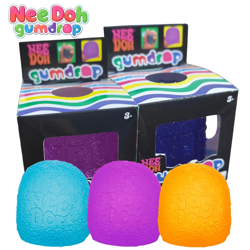 Schylling Quetschbares Süßigkeitenförmiges Squishy-Spielzeug mit Bunter Strukturierter Oberfläche, Sensorisches Fidget-Spielzeug zur Stresslinderung, Geschenk für die Feiertage