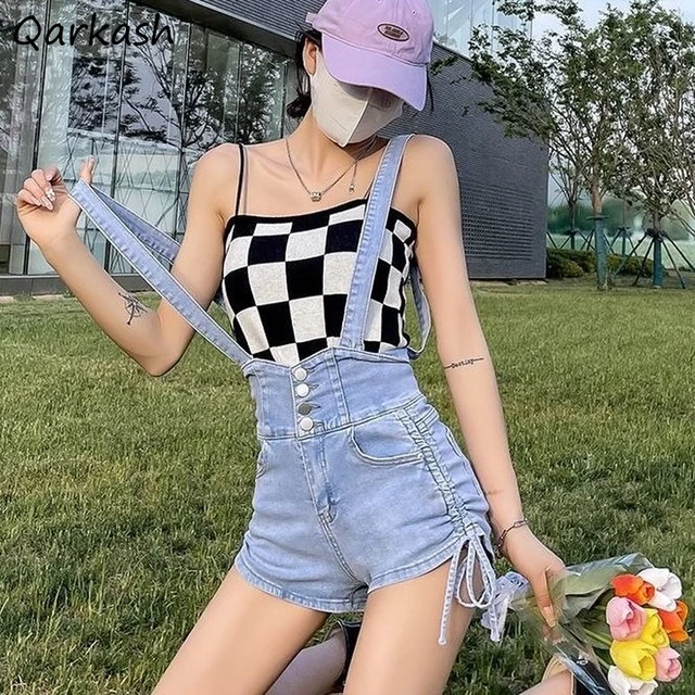 Denim Shorts Women Bandage Strap High Waist Retro Design Cool Sexy Streetwear College Chic Ulzzang Youth Summer Popular Ins New AliExpress