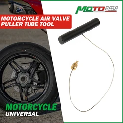 Motorcycle Air Valve Puller Tire Valve Stem Puller Tube Tyre Changing Air Valve Puller Tire Repair Tool Accessories Black