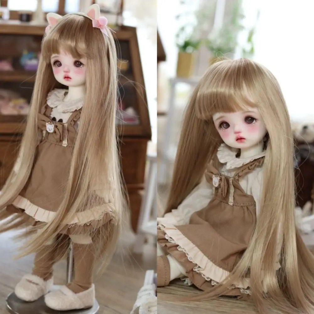

Doll Curly Hair Multicolor Bjd Doll Wig Curly Hair Handmade BJD SD Doll Hair DIY Cute Bjd Wig Accessories Kids Girls Toys