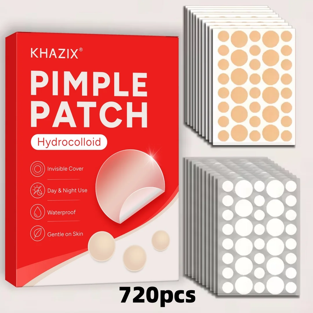 360/360/720pcs Hydrocolloid Acne Pimple Patch, Hydrocolloid Spot Stickers, Covering Zits and Defect, Nighttime Spot