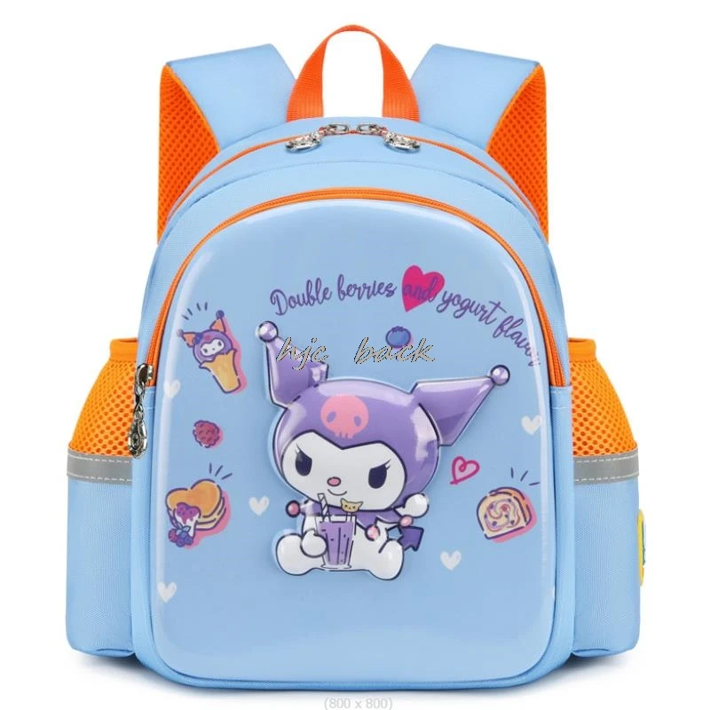 Mochila impermeável para crianças, mochila escolar do jardim de infância, mochila princesa Elsa, leve, linda Kuromi Melody, quente, meninas, meninos