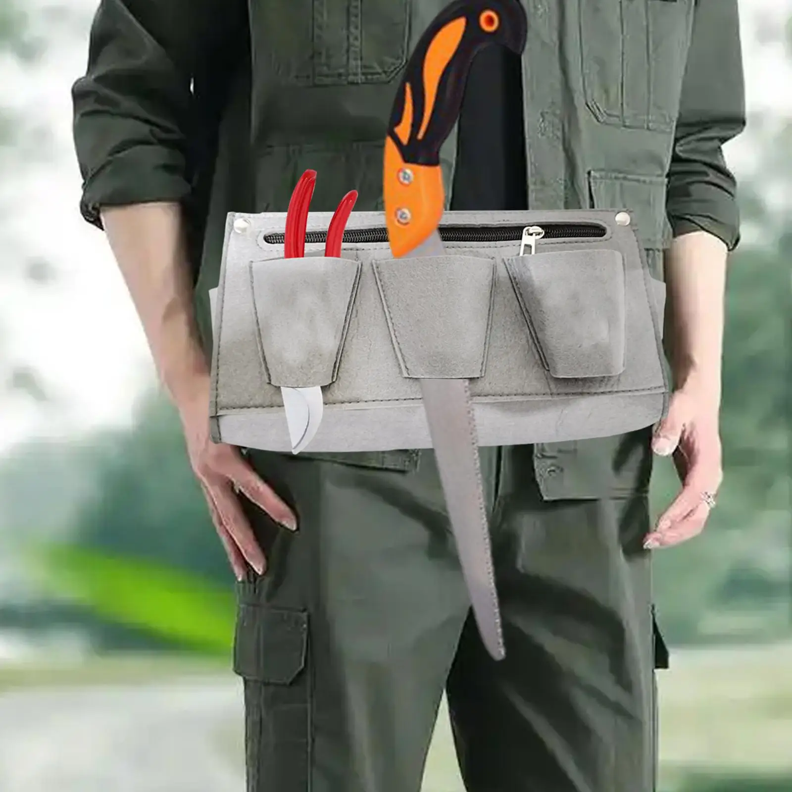 Tuingereedschap Riem Ophangzak Gereedschap Opslag Utility Riem Schort voor
