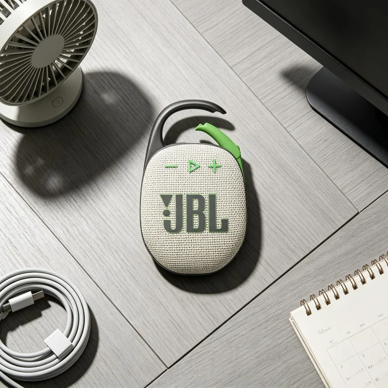 JBL CLIP5 Premium Mini Clip Bluetooth Speaker For Beach Shower Bike And Home