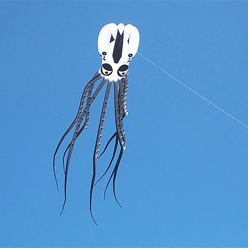 

free shipping 20m large octopus kite show soft kite flying for adults professional kites windsurf inflatable toy linha de pipa