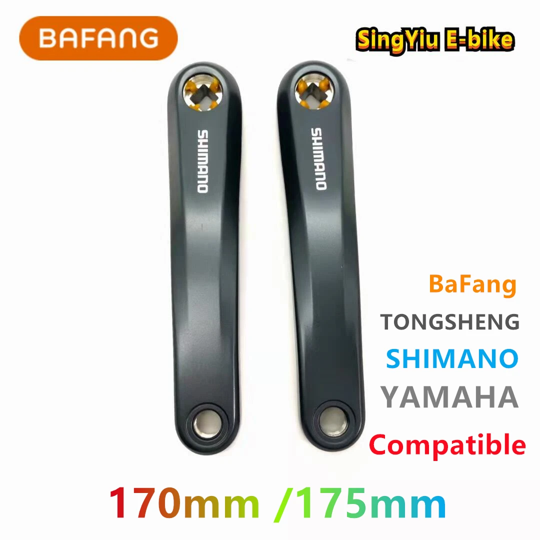 

BAFANG TONGSHENG Crank E6000 General Motor Crank In The Aluminum Alloy 170/175mm BBS M400 G330 E6000motor Crank for SHIMANO