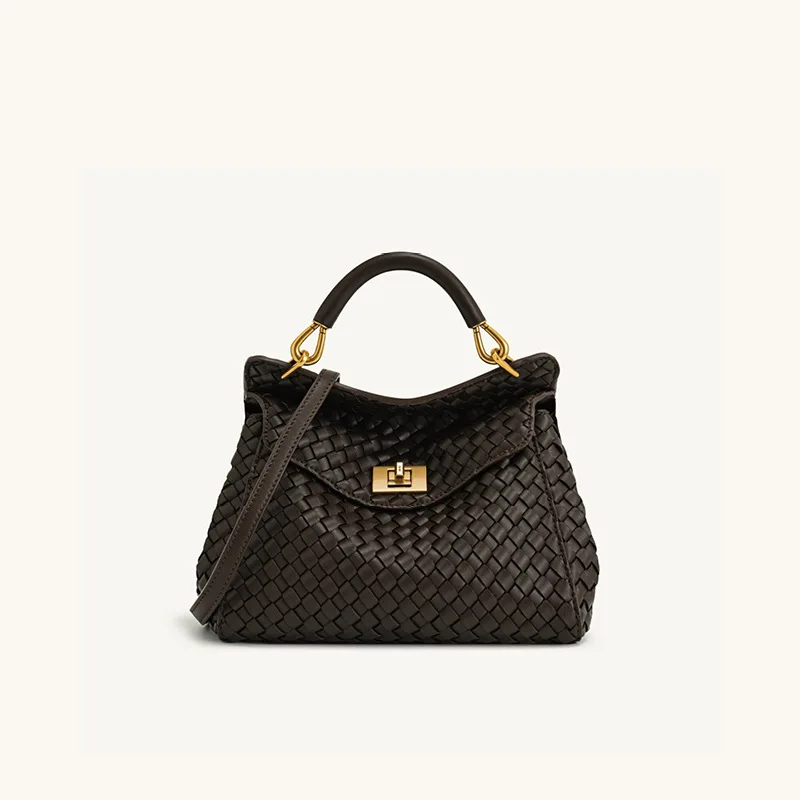 JW PEI Lente & Herfst gesp tas niche mode echt lederen schoudertas crossbody tas gesp high-end veelzijdige dames handtas