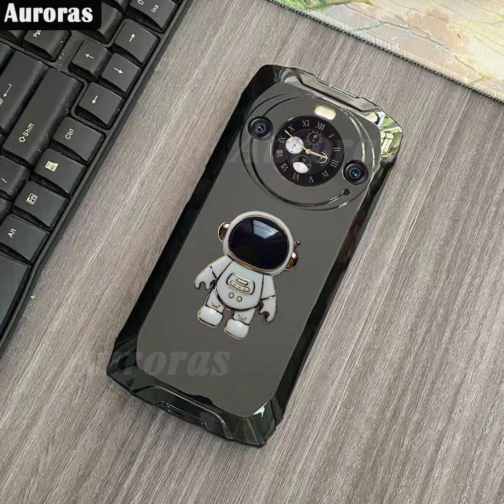 Skinlee For Blackview BV9300 Pro Case Astronaut Stand Bracket Silicone Shockproof TPU Cover For Blackview BV9300 Pro Back Casing