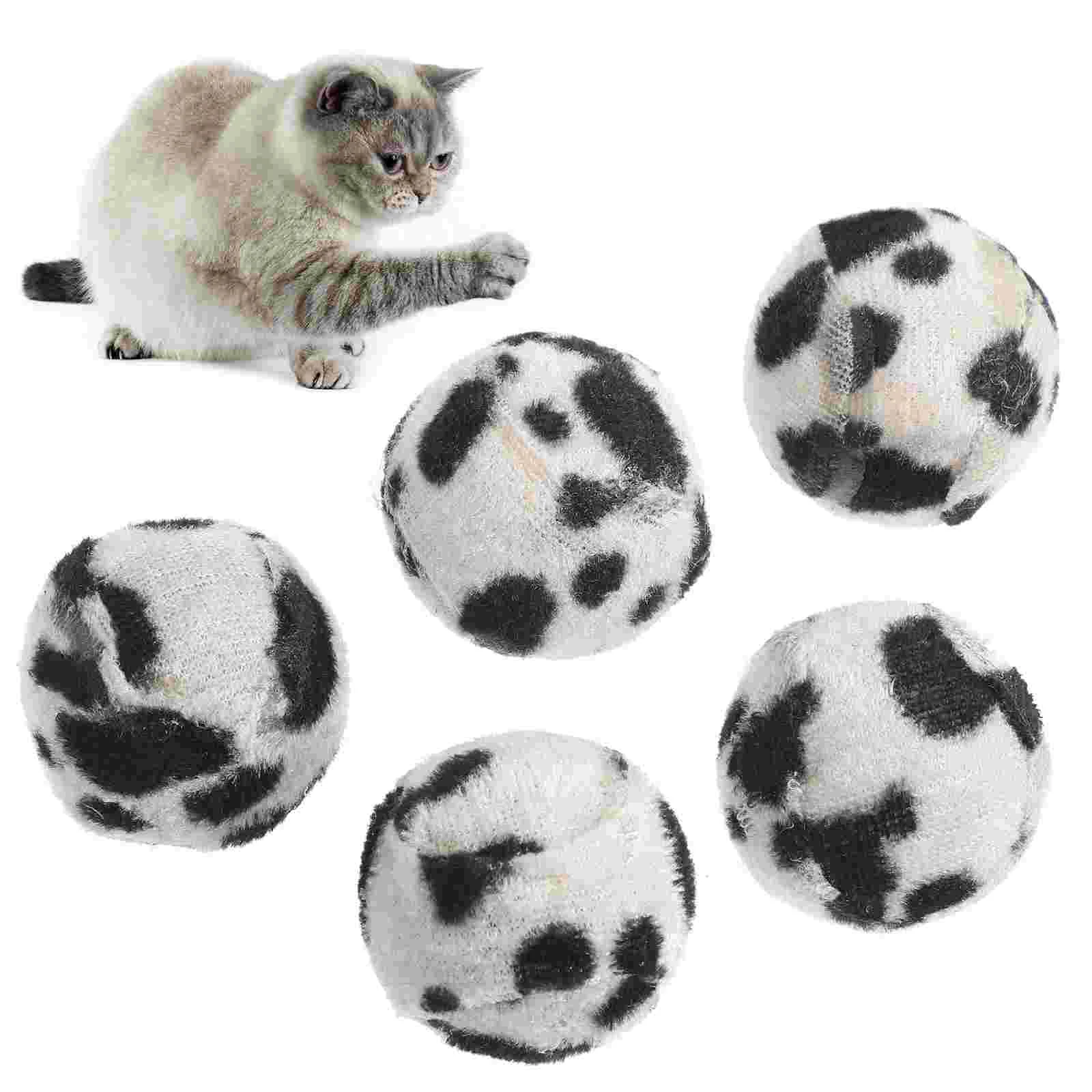 Conjunto de bolas de tênis para animal de estimação, animal embrulhado, brinquedo engraçado, gato, gatinho, 5pcs