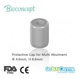 Protective cap for screw-retained abutment,Φ4.6mm,H6.6mm 123050