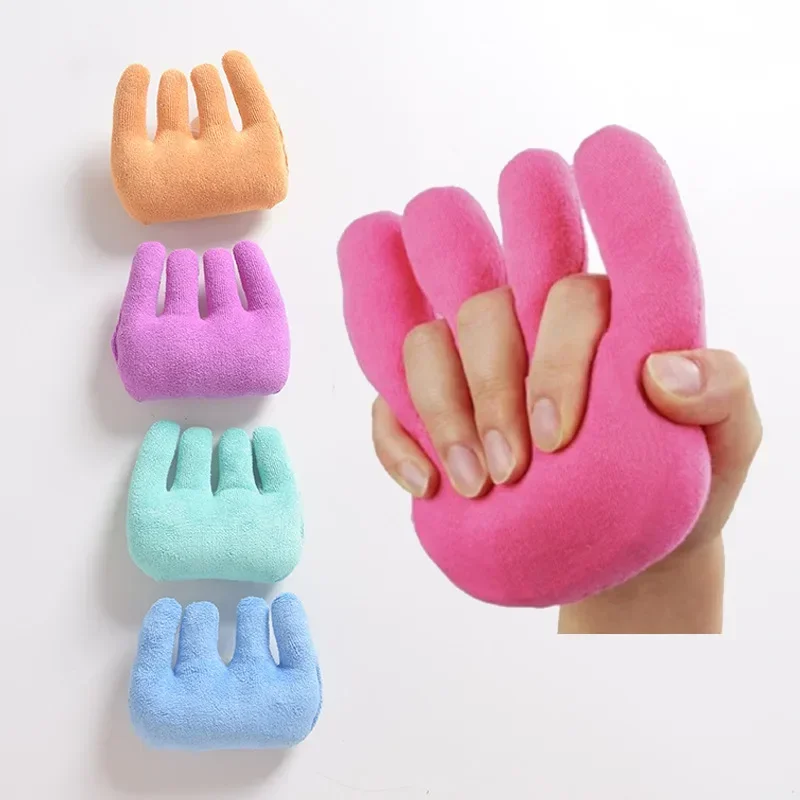 Hand Contracture Cushion Pillow Palm Grips Finger Rehabilitation Training Device Finger Separator Contracture Prevention Tool