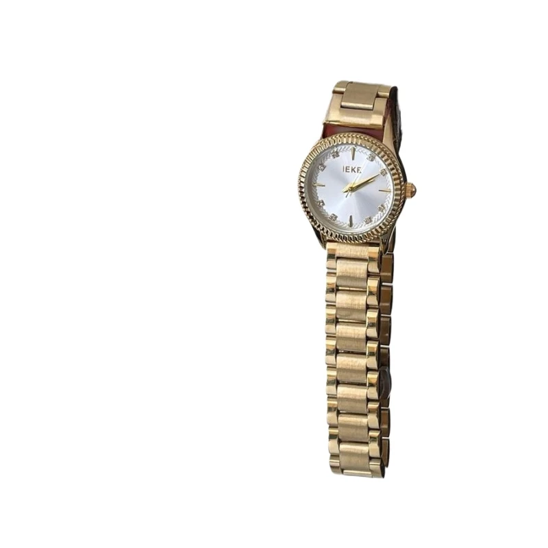 

Round watch women's student advanced simple temperament retro light luxury women's versatile