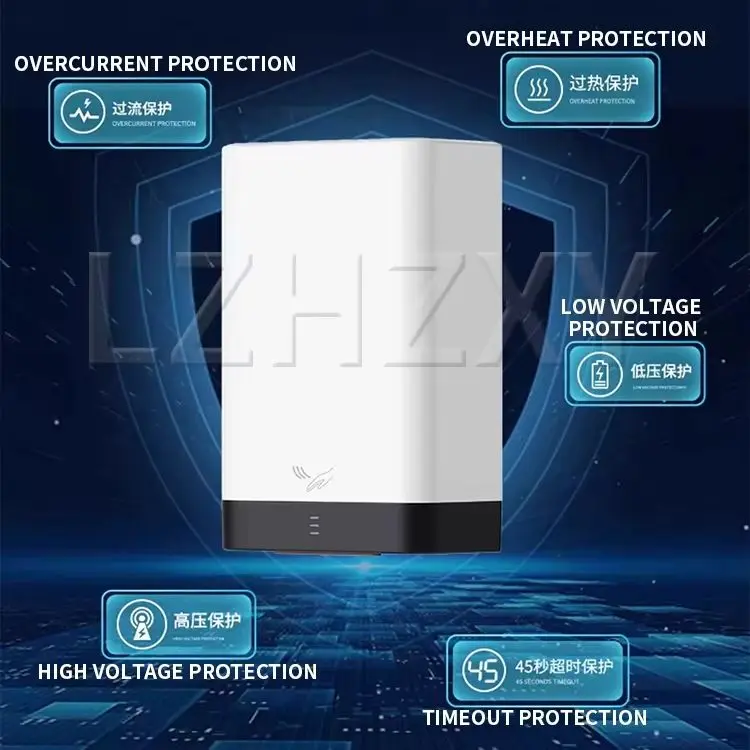 AK2822 High-speed Hand Dryer 900W Fully Automatic Induction Hand Dryer Bathroom Hand Dryer Small Household
