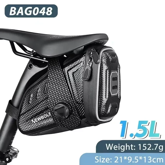 NEWBOLER NIEUWE Waterdichte Fietszadeltas MTB Racefiets Zadeltassen Reflecterende Gestreepte Fiets Gereedschapstas Fietstas MTB Accessoires