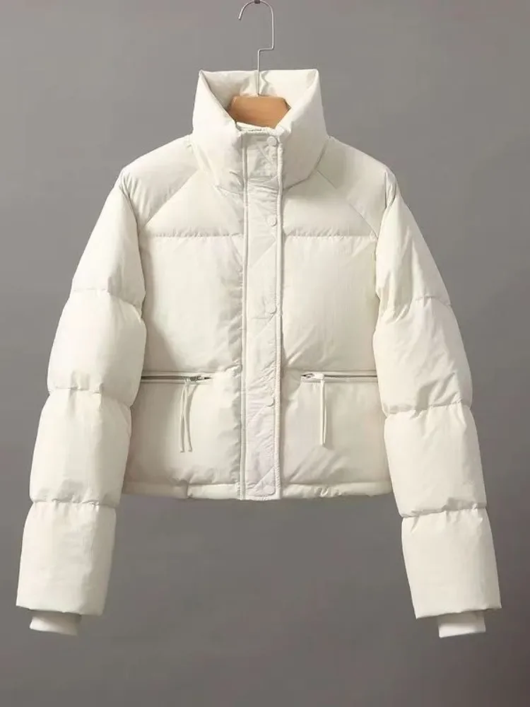 Damen jacke neue koreanische Version Stehkragen kurze, mit Baumwolle gepolsterte Jacke, die warme Parkas Winter jacken für Damen mantel verdickt