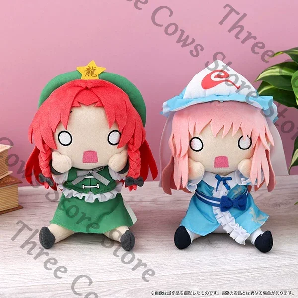 

Аниме Touhou Project Saigyouji Yuyuko Hong Meirin Косплей Мультфильм Сидячее Положение Пушистая Подушка Майнет Рождественский Подарок