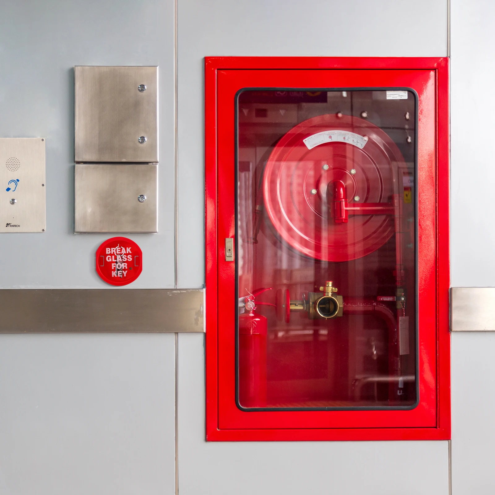 

Fire Key Box Lock Boxes for Keys Emergency Door Red Holder Glass Break Wall Mounted Space Saving Interlocking Door Key Box