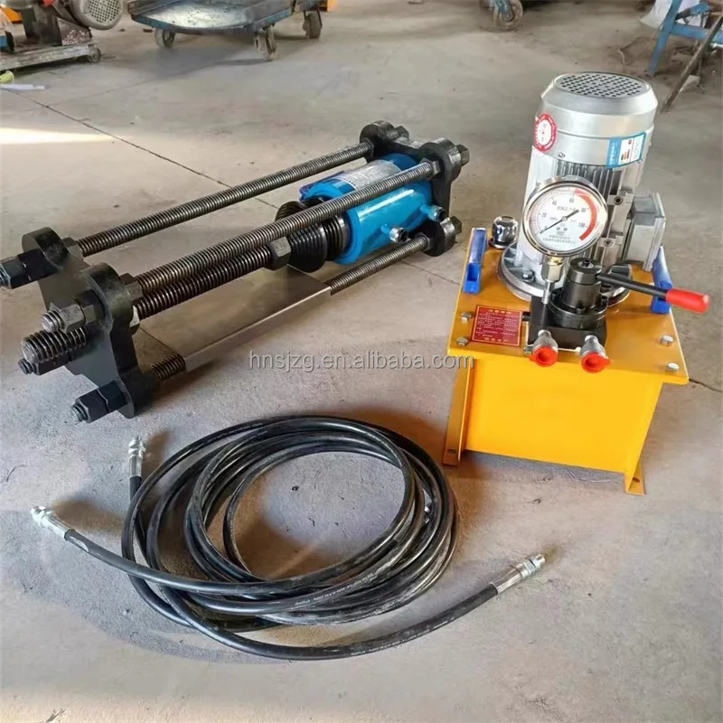 

Hot Selling 100 TON Hand Electric Power Hydraulic Master Pin Track Press Track Pin Press Machine