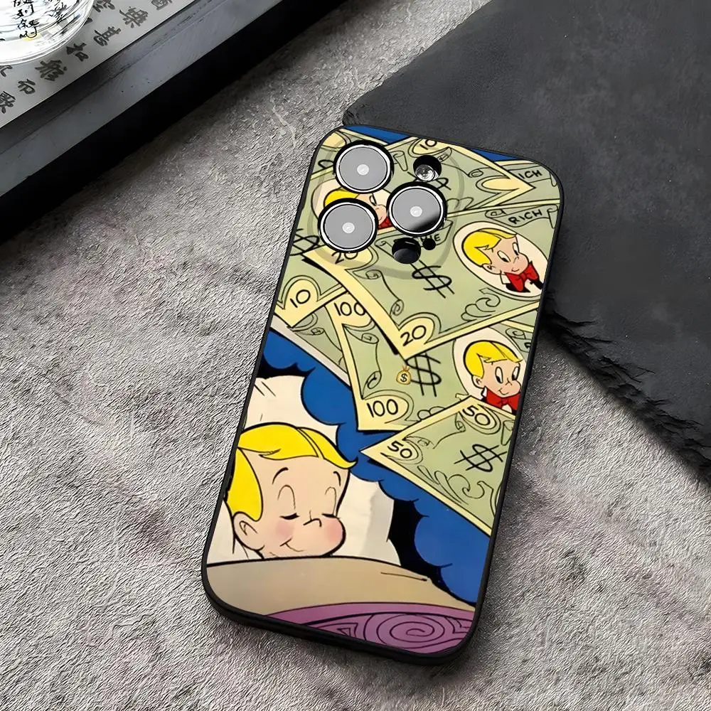 Чехол для телефона с рисунком Richie Rich Funda для Iphone 14 13 17 16 11 15ProMax 12 Pro Max Mini Xr Xs X 7 Plus, чехлы
