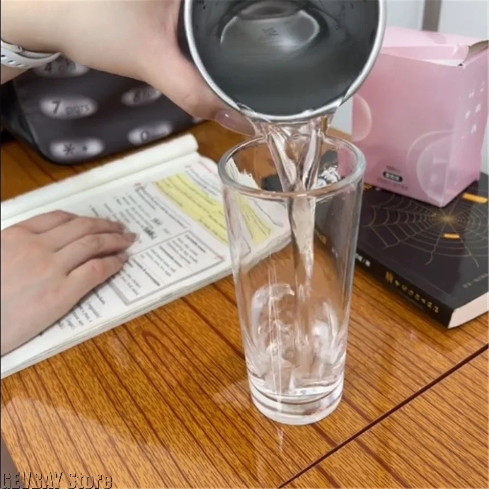 Tiltable Anti‑Gravity Magic Glass Cup Prop Anti‑Tip Design Creative Close‑View Joke Prank Performance Tool