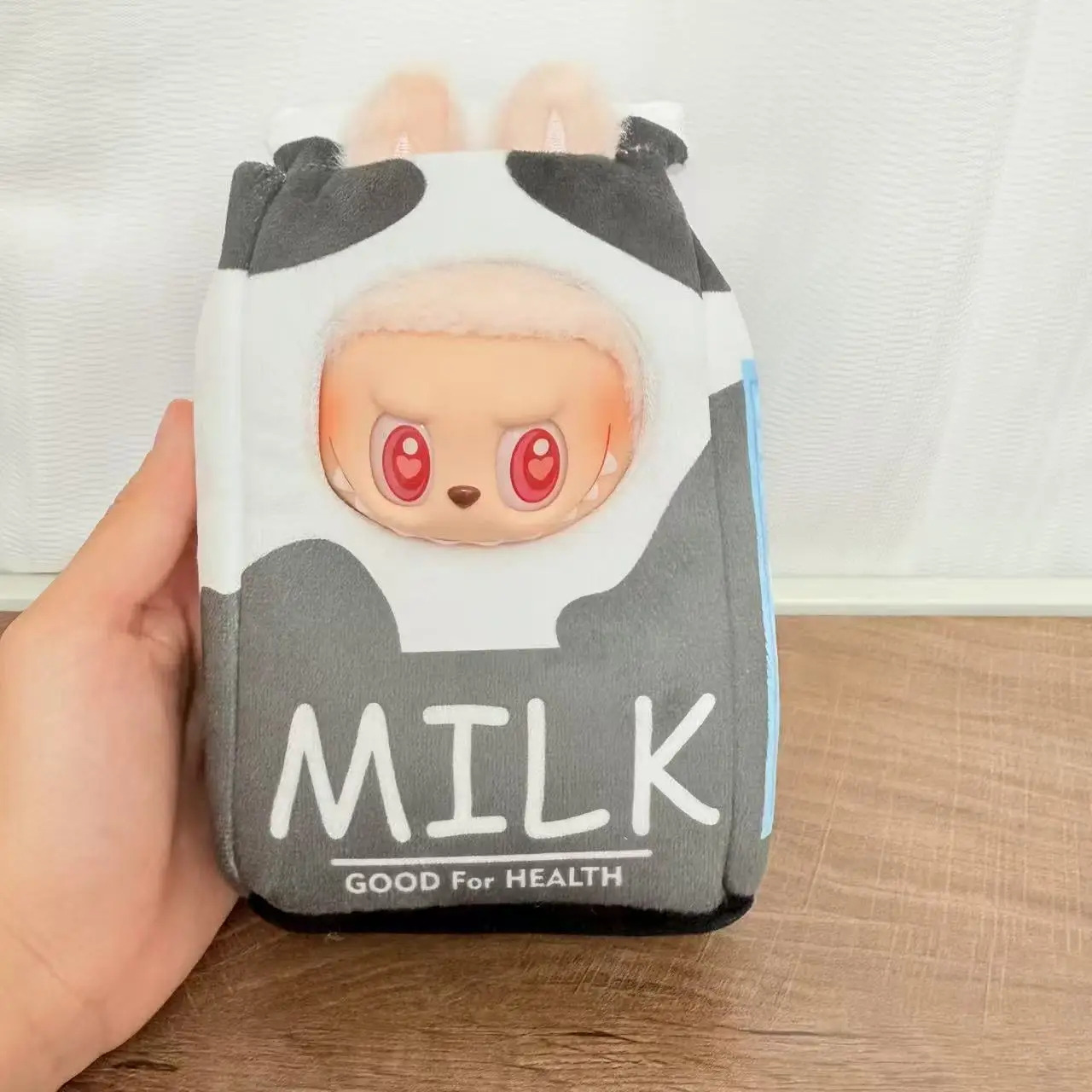 Mingchuang Youpin's neuestes Modell einer Kuhbox mit 10-cm-Cartoon-Stoffzubehör, keine Puppen, keine Puppen, nur süße und lustige Kleidung