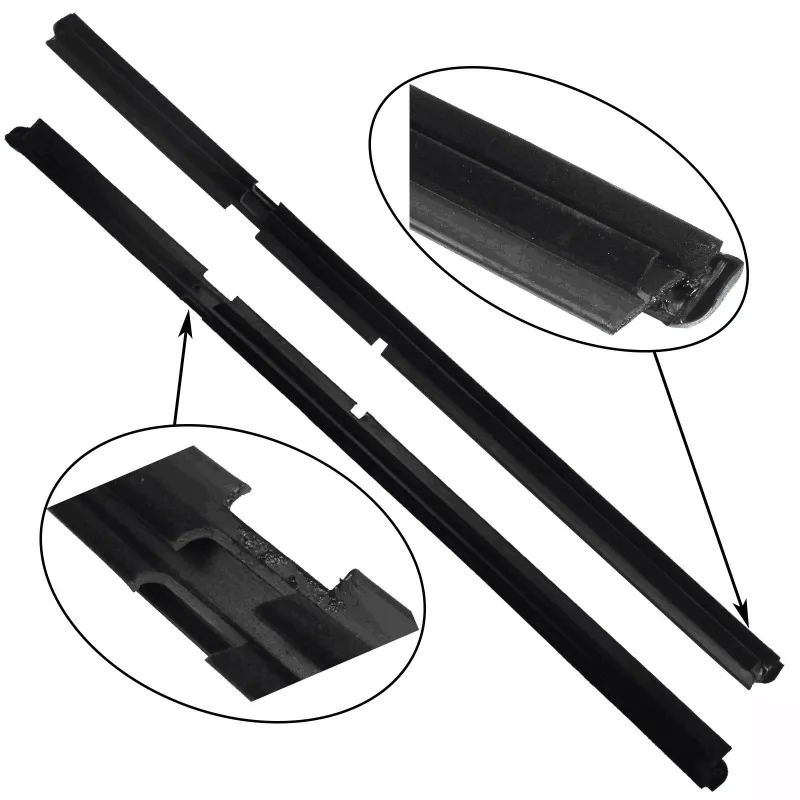 

4Pcs Front Rear Window Glass Weather Strips for Jeep Grand Cherokee II WJ WG 1998-2005 55135890AF Pressure Strip Sealing Trim