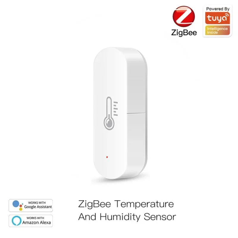 For Tuya Temperature Humidity Sensor Remote Monitoring Intelligent Linkage Monitor Smart Home Work With Alexa Assistant