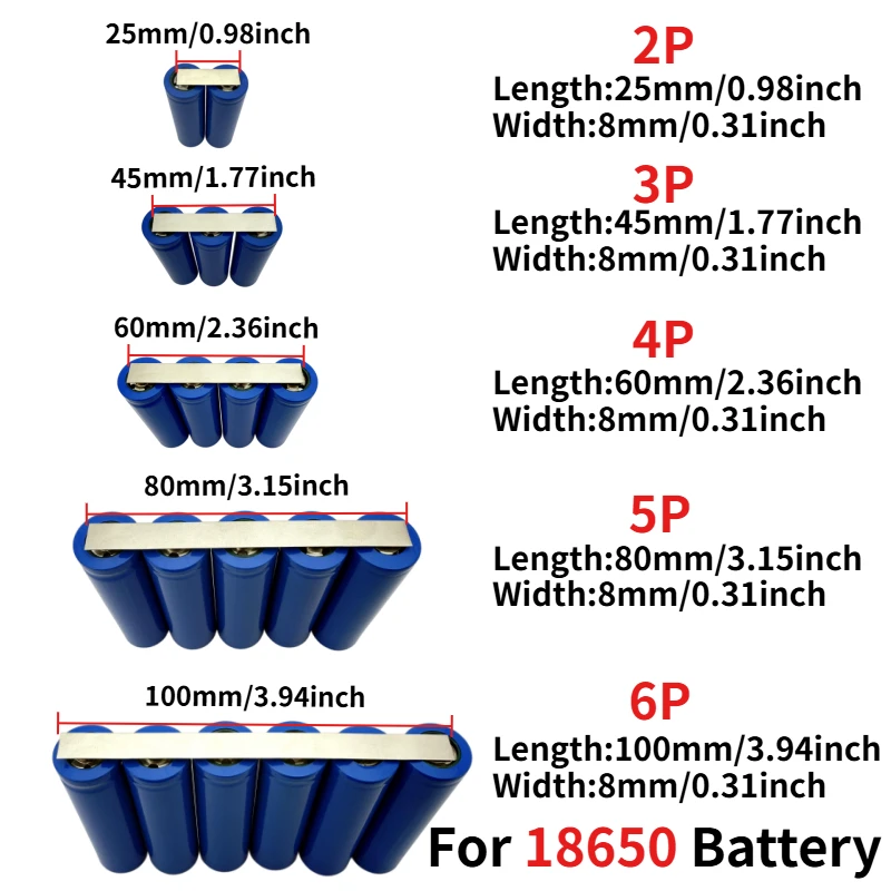 30pcs Nickel Plated Steel Strip Nickel Plate Strap Strip Sheets For 18650 Battery Spot Welding Machine Welder Spot Welder