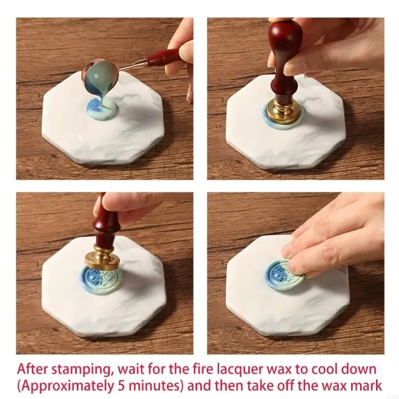 F19B Cooling Demoulding Plate Pad Cover Wax Seal Stamp Sealing Beads Pads