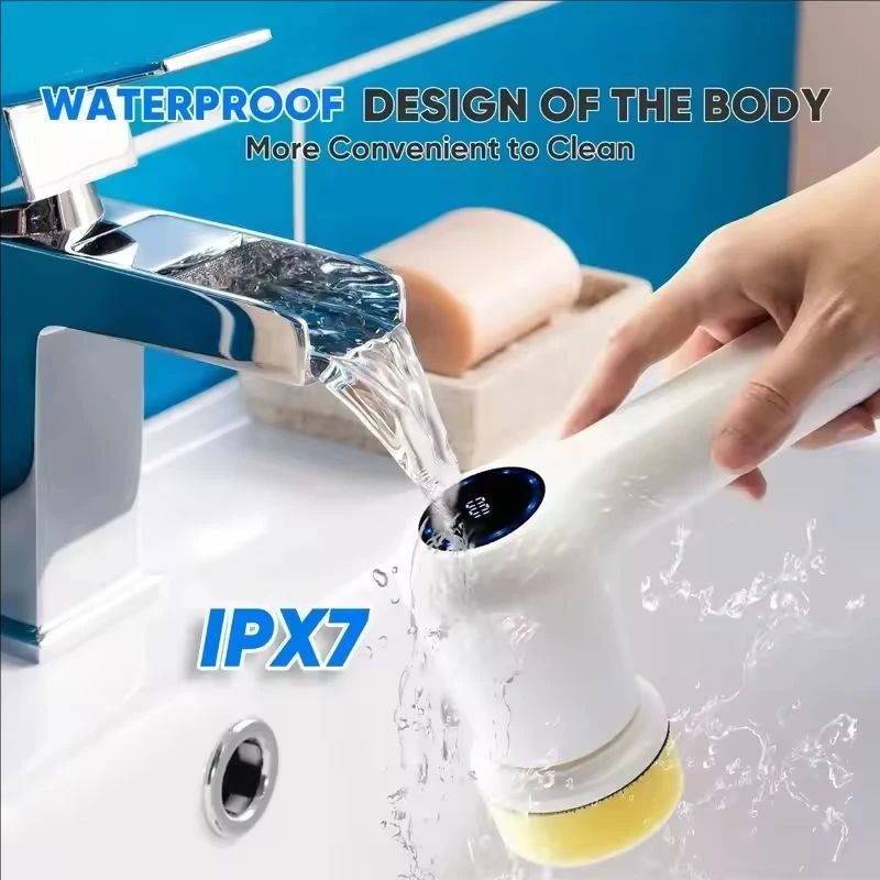 

Xiaomi Multifunctional Cleaner Brush Electric Household Cleaning Brushes Electric Kitchen Brush Cleaning Gadgets for Home Spin