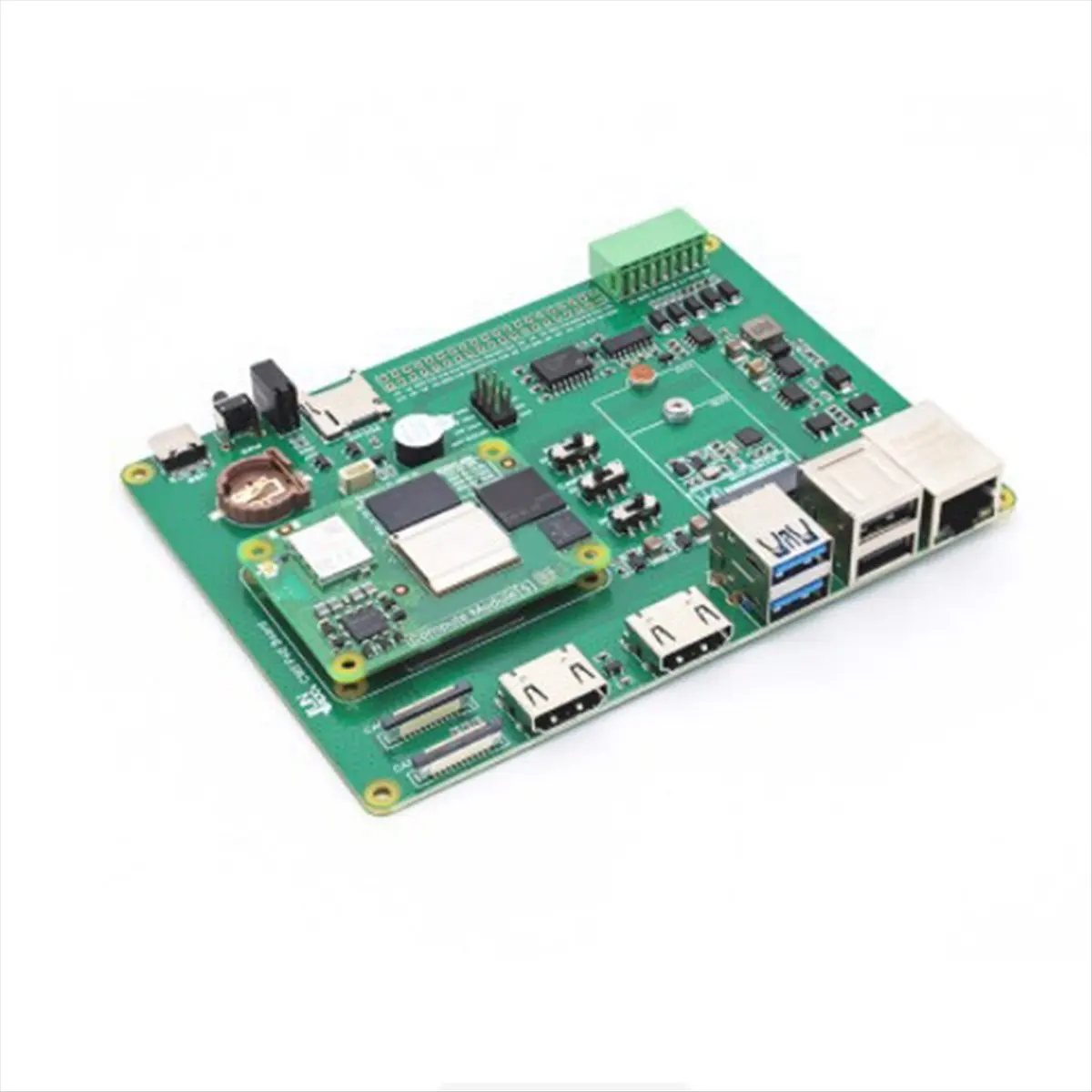 ☶❈＊♥AC1961-For CM5 POE Expansion Board with Rich Interfaces Ideal for Developers and Tech Enthusiasts