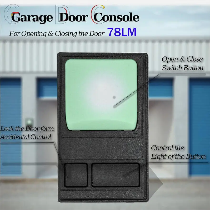 

New 78LM 41A5273-1 Garage Door Opener Remote Control 315MHz 390MHz Multi-Function Wall Keypad Control Panel