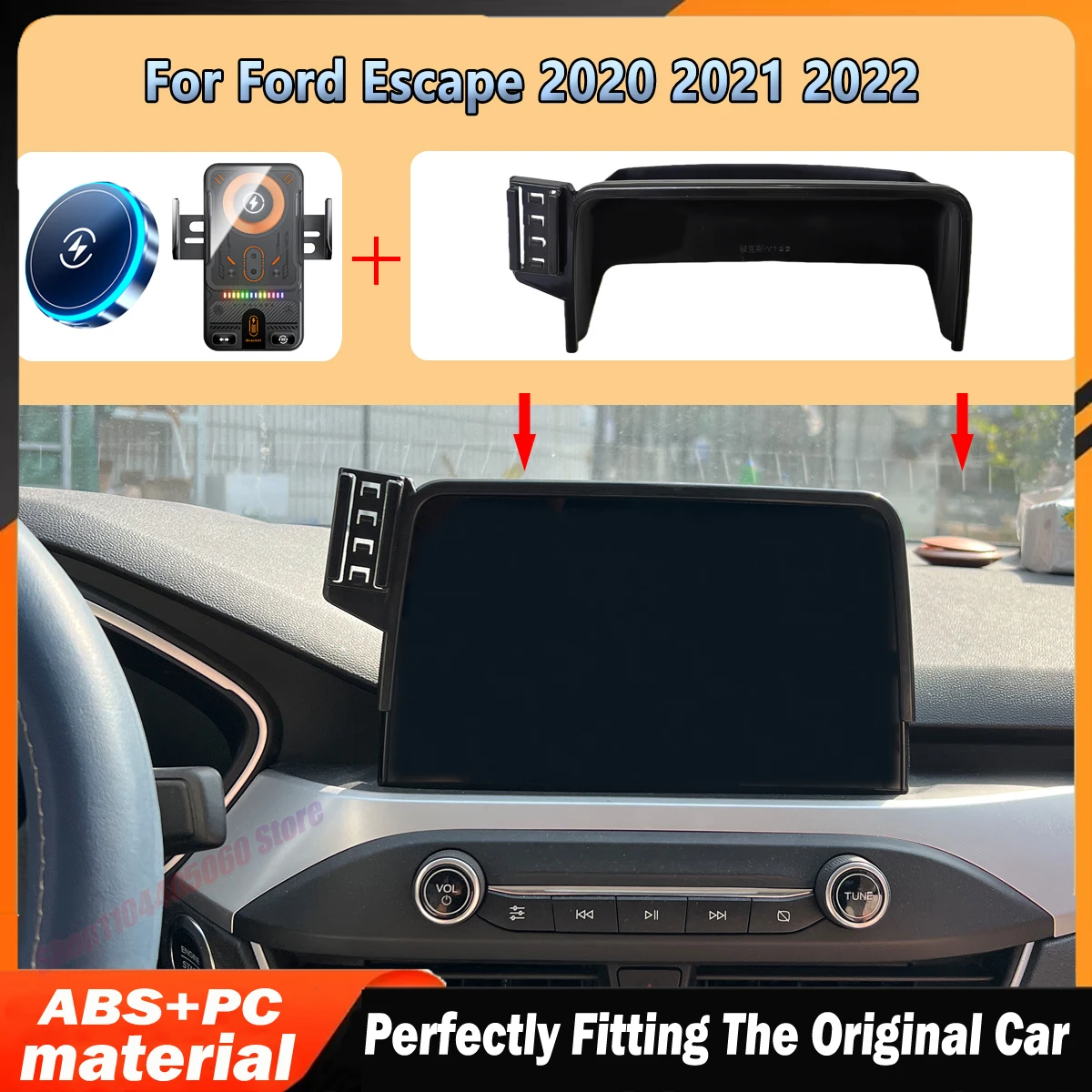 For Ford Escape 2020-2022 Mount Dedicated Base In Car Mobile Support Portable Navigation Phone Holder