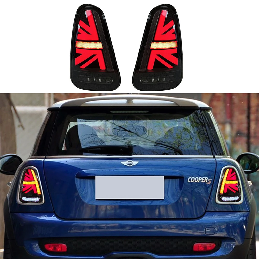 

Auto Taillight Led Rear Tail Lights Turn Signal Light Brake Parking Lamp Driving Lamps For Mini Cooper R50 R53 BLK/SMK 2001-2007