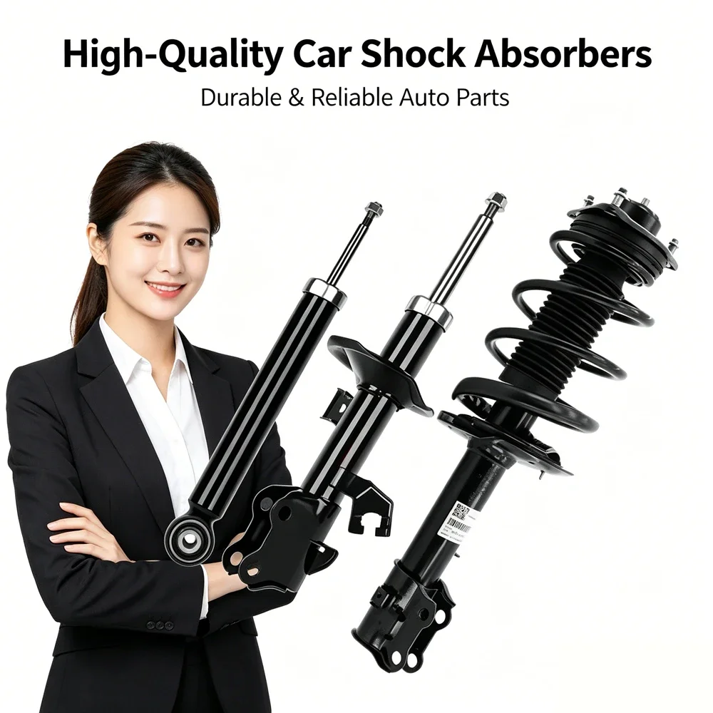 Adjustable Single-Tube Coilover Suspension Kit with Threaded Strut and Top Mount, Compatible with Kia/Toyota