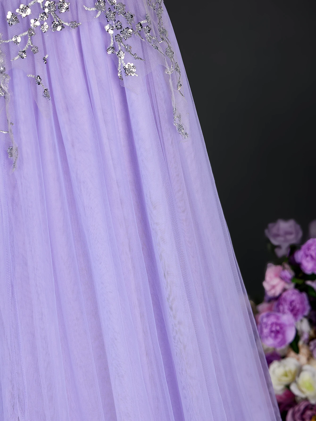 Four Seasons Girls Suspender Beads And Sequins Mesh High-End Suitable For Weddings Proms Performan Party Dress Kids Clothes