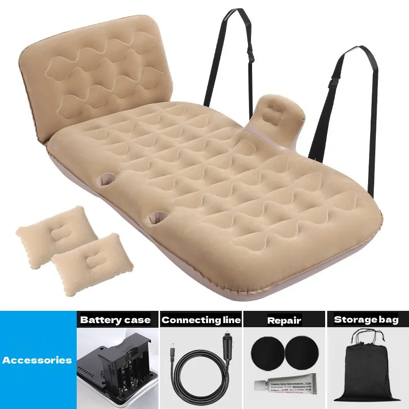 

Mattress Car Inflatable Travel Bed Home Outdoor Camping Mat Rear Flocking Plus Air Mattress for SUV