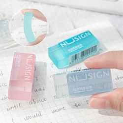 1/36Pcs Lovely Transparent Eraser for Kids Ins Simplicity Solid Color Eraser Pencil Eraser Back To School Cute Student Supplies