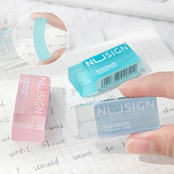Cute Transparent Solid Color Eraser for Kids 2
