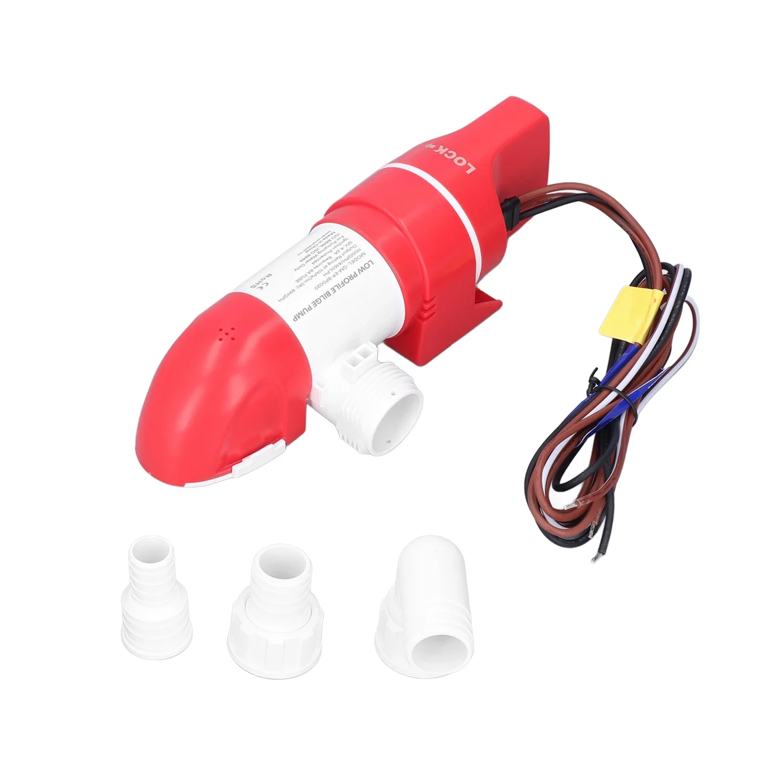 

Water Bilge Pump Low Bilge Pump 1100GPH/4160LPH Electric Automatic Stainless Steel DC12V 360° Rotation for Boats