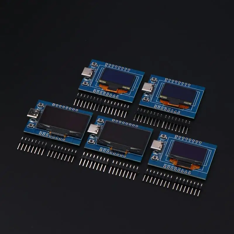 Carte de développement ESP32-C3, écran d'affichage OLED de 0.96/1.3 pouces, Module WiFi Bluetooth IoT, Module de microcontrôleur d'antenne en céramique