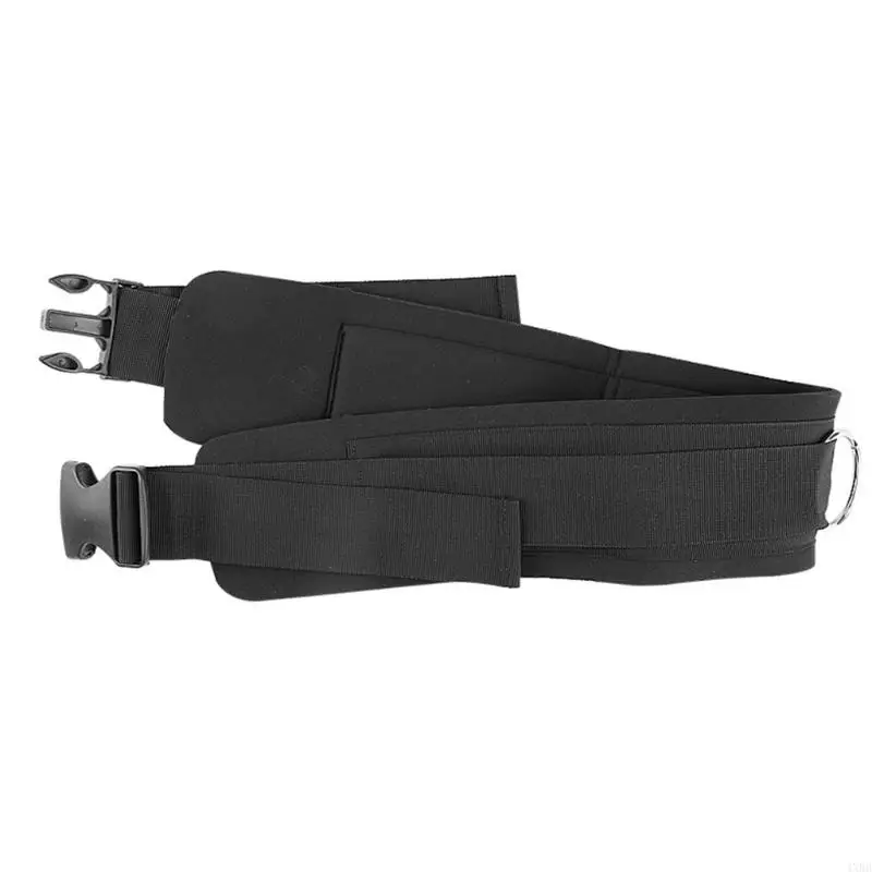 Conditioning Dip Belt with Adjustable Waist Wrap, Black Training Belt for Pullup Practice, Dip Practice and General Strength
