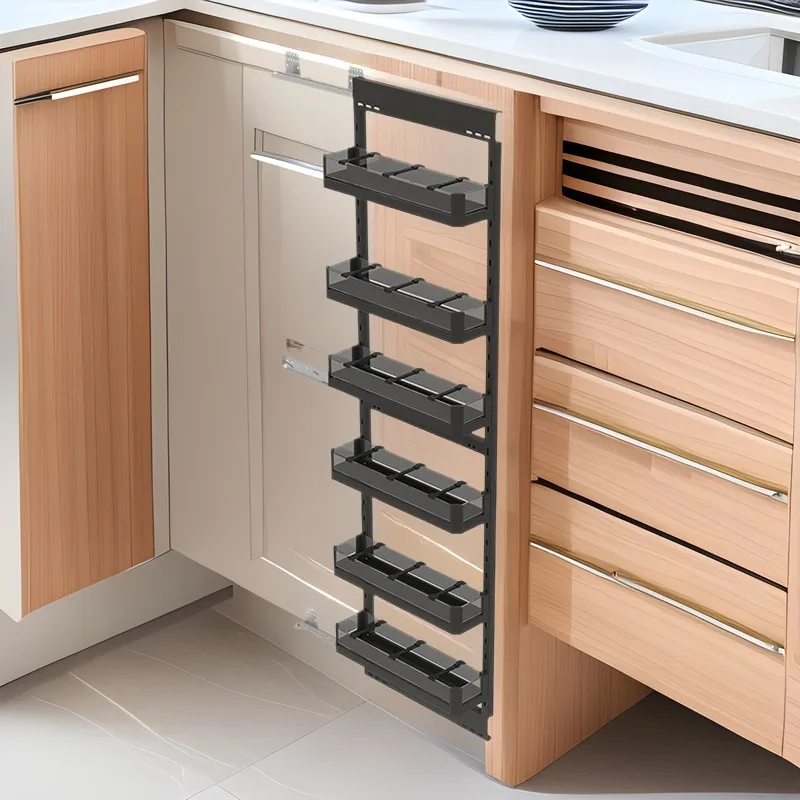 

Side pull basket cabinet