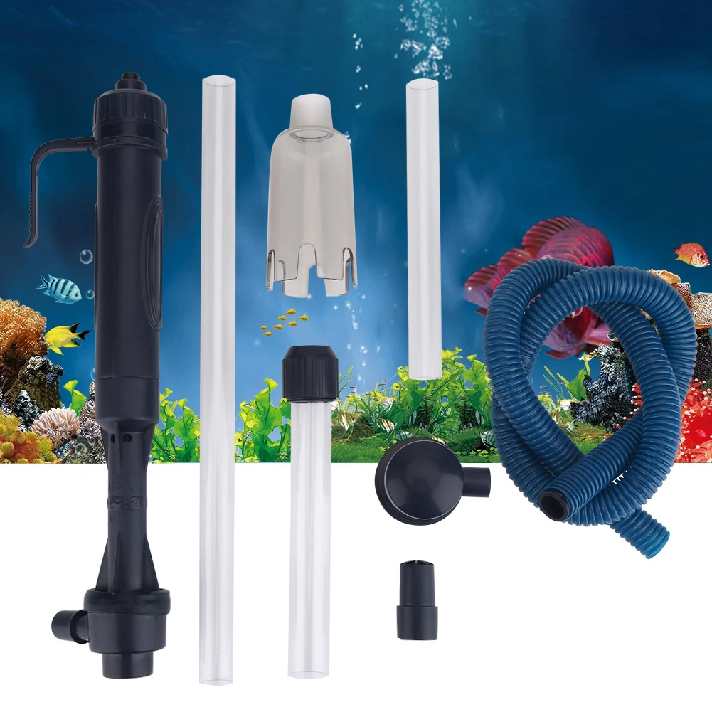 Multi-Functional Electric Aquarium Pump Filter, Fish Tank Cleaning Tool, Changing Water