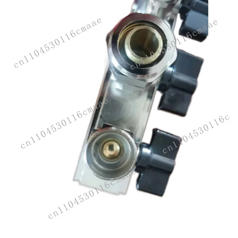 All-copper Integrated Mirror Fine Polishing Water Collector Floor Heating Pipe Geothermal Active Connection Multi-channel